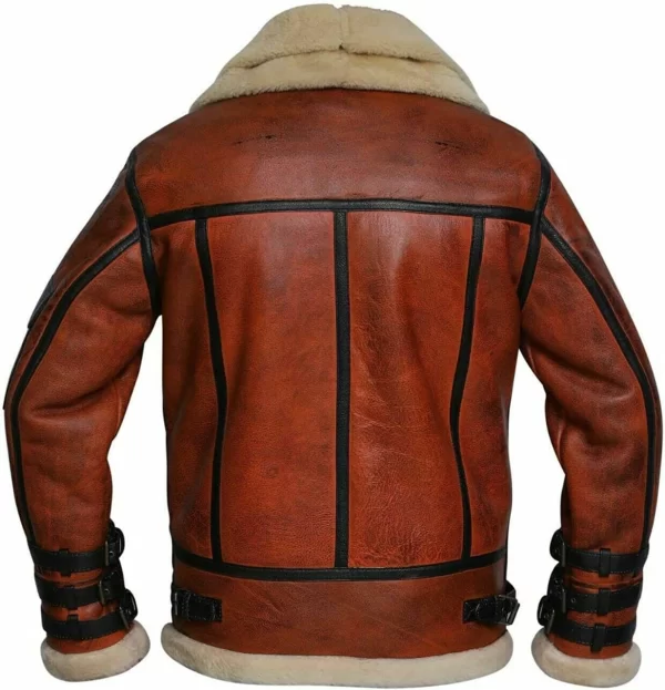 Eddie Men's B3 Bomber Leather Jacket